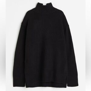 H&M Black Turtleneck Sweater size small